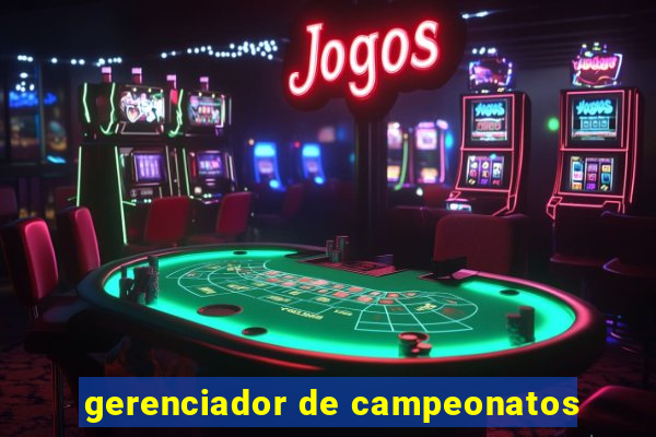 gerenciador de campeonatos